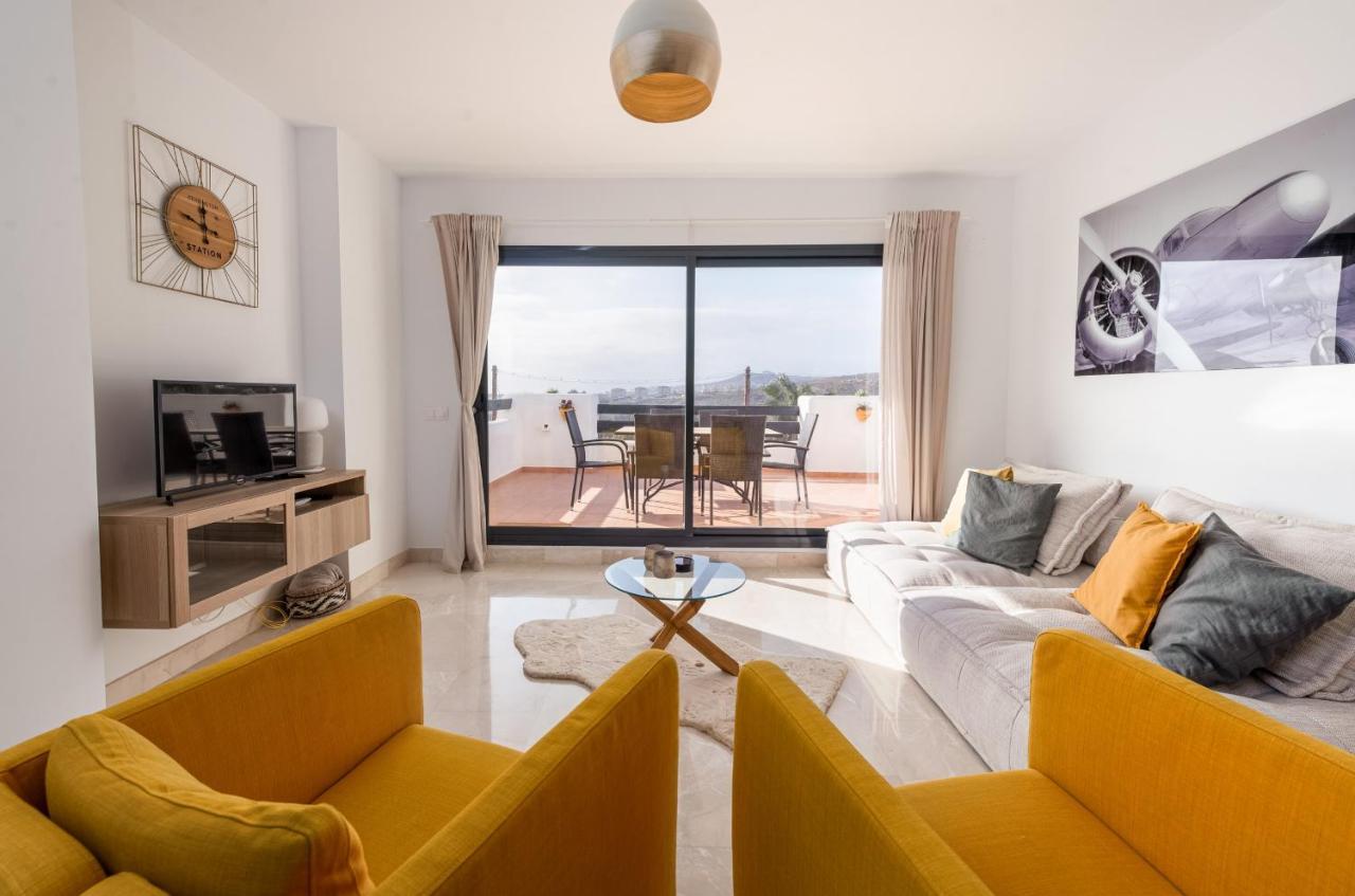 Lotus 2401 - Beautiful Apartment With Pool & Sea View Casares Dış mekan fotoğraf